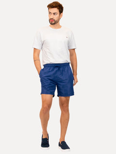 Short John John Masculino Trancoso Fiji Bic Azul Royal