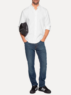 Camisa Levis Masculina Relaxed Oxford Authentic Button Up Branca