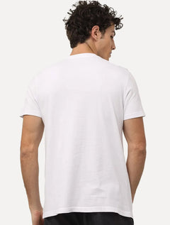 Camiseta Ellus Masculina Cotton Fine Maxi Easa Classic Branca