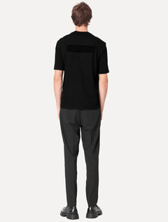 Camiseta Armani Exchange Masculina Regular Rubber Logo Preta