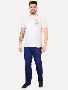 Camiseta Tommy Hilfiger Masculina Inverse Climate Tee Logo Branco