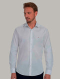 Camisa Aramis Masculina Slim Tricoline Stretch Branca