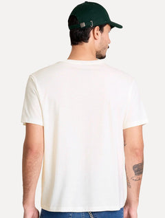 Camiseta John John Masculina Regular Fit Brand Off White