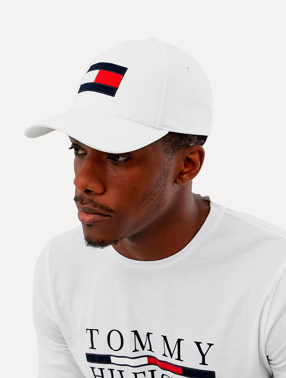 Boné Tommy Hilfiger Big Flag Cap Branco