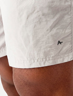 Short Aramis Masculino D'Água Elastico Logo Cinza Claro