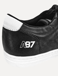 Tênis Aeropostale Masculino Casual Couro Aero A87 Branco/Preto