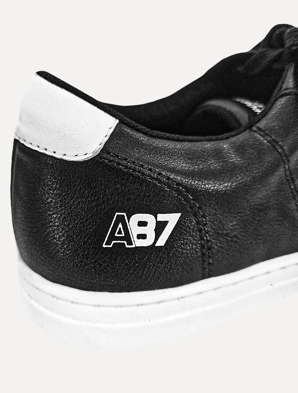 Tênis Aeropostale Masculino Casual Couro Aero A87 Branco/Preto