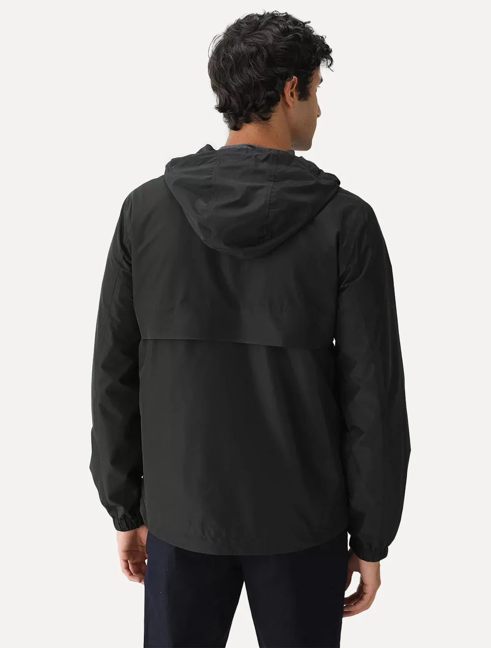 Jaqueta Dudalina Masculina Corta Vento Nylon Preta