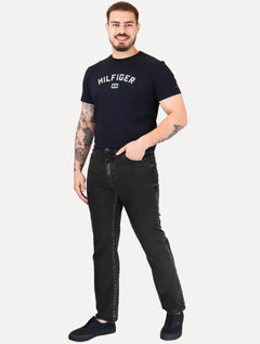 Calça Ellus Jeans Masculina Regular Sprouting Black Preta