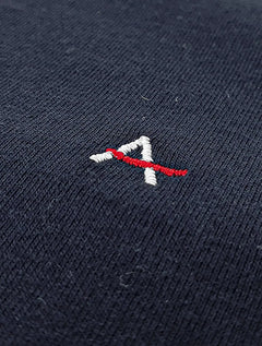 Camiseta Aramis Masculina Manga Longa Basica Logo Azul Marinho