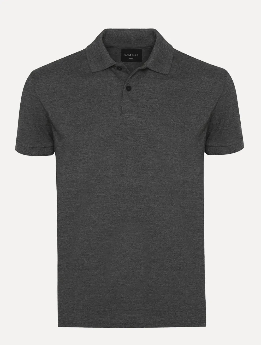 Polo Aramis Masculina Piquet Basic Mono Icon Grafite Mescla