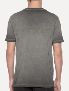 Camiseta Calvin Klein Jeans Masculina New Logo Re Issue Chumbo