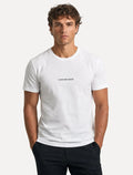 Camiseta Calvin Klein Jeans Masculina Institutional Small Logo Branca
