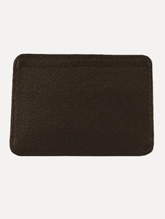Carteira Colcci Masculina Porta Cartão Couro Carimbo Duplo Marrom Café