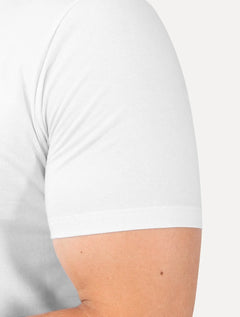 Camiseta Guess Masculina Logo Inc Question Branca