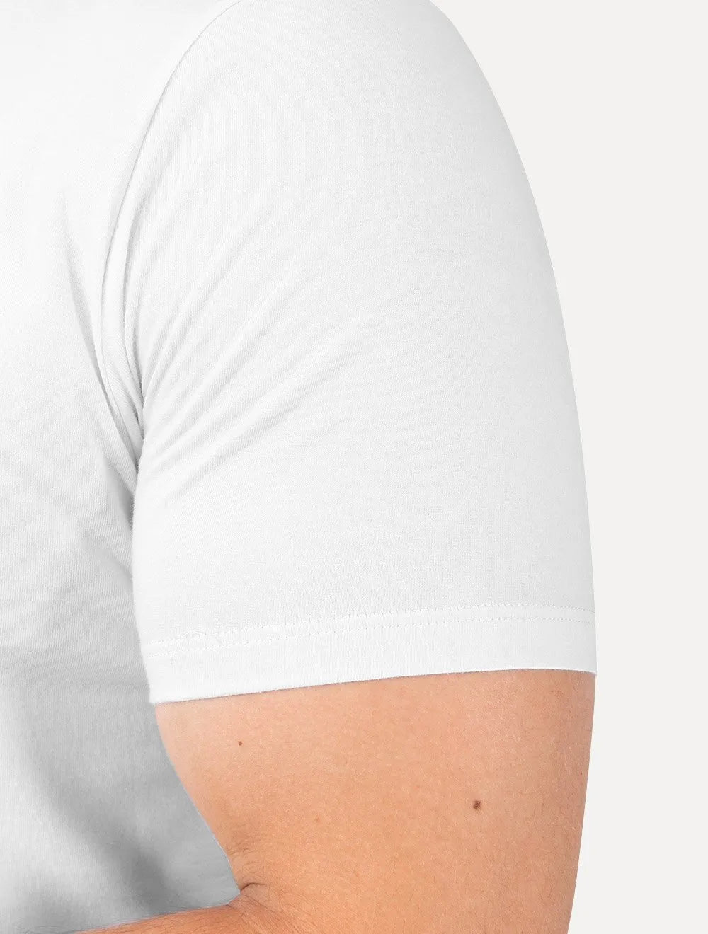 Camiseta Guess Masculina Logo Inc Question Branca