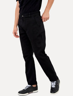 Calça Tommy Hilfiger Masculina de Sarja Brooklyn Preta