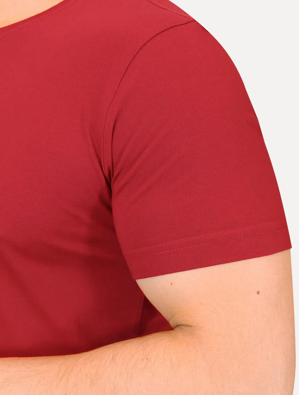 Camiseta Tommy Hilfiger Masculina Essential Cotton Vermelho Escuro