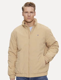 Jaqueta Tommy Jeans Masculina Essential Padded Plain Cáqui