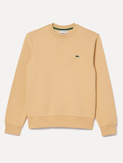 Moletom Lacoste Masculino Crewneck Classic Croco Caqui