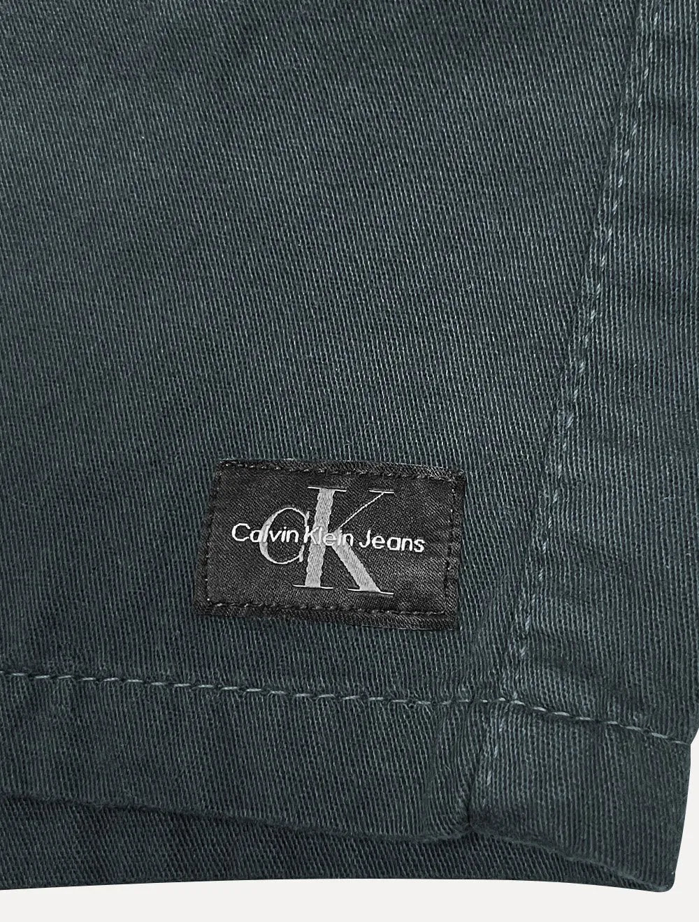 Short Calvin Klein Jeans Color Cós Elástico New Logo Azul Marinho