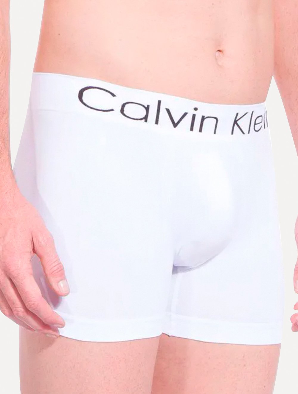 Cueca Calvin Klein Trunk Seamless Logo Branca