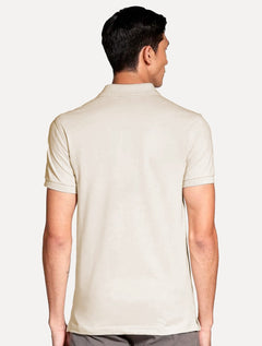 Polo Aramis Masculina Basic Piquet Areia