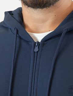 Moletom Original Penguin Masculino Capuz Full-Zip Bordado Azul Marinho