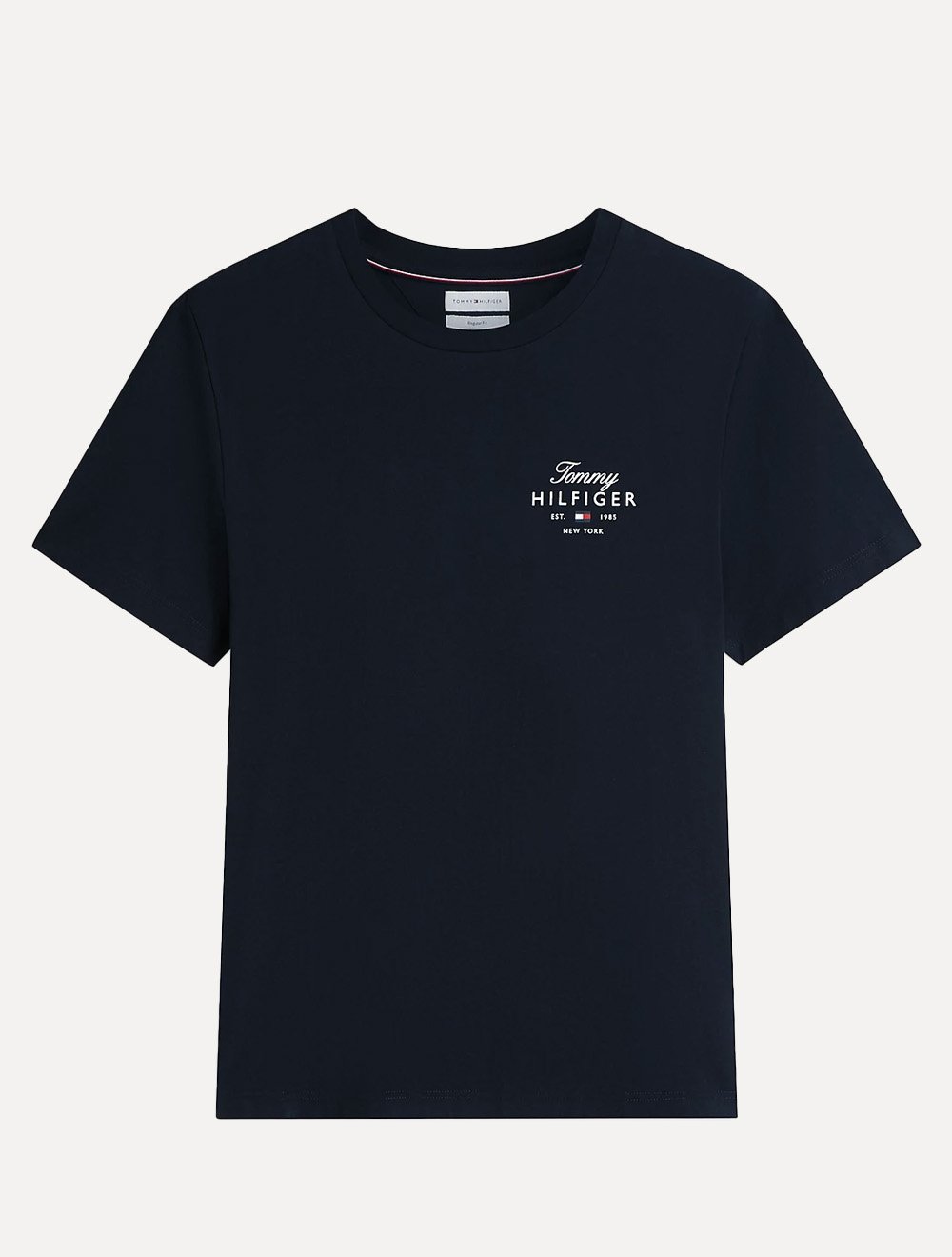 Camiseta Tommy Hilfiger Masculina Brand Love Signature Logo Azul Marinho