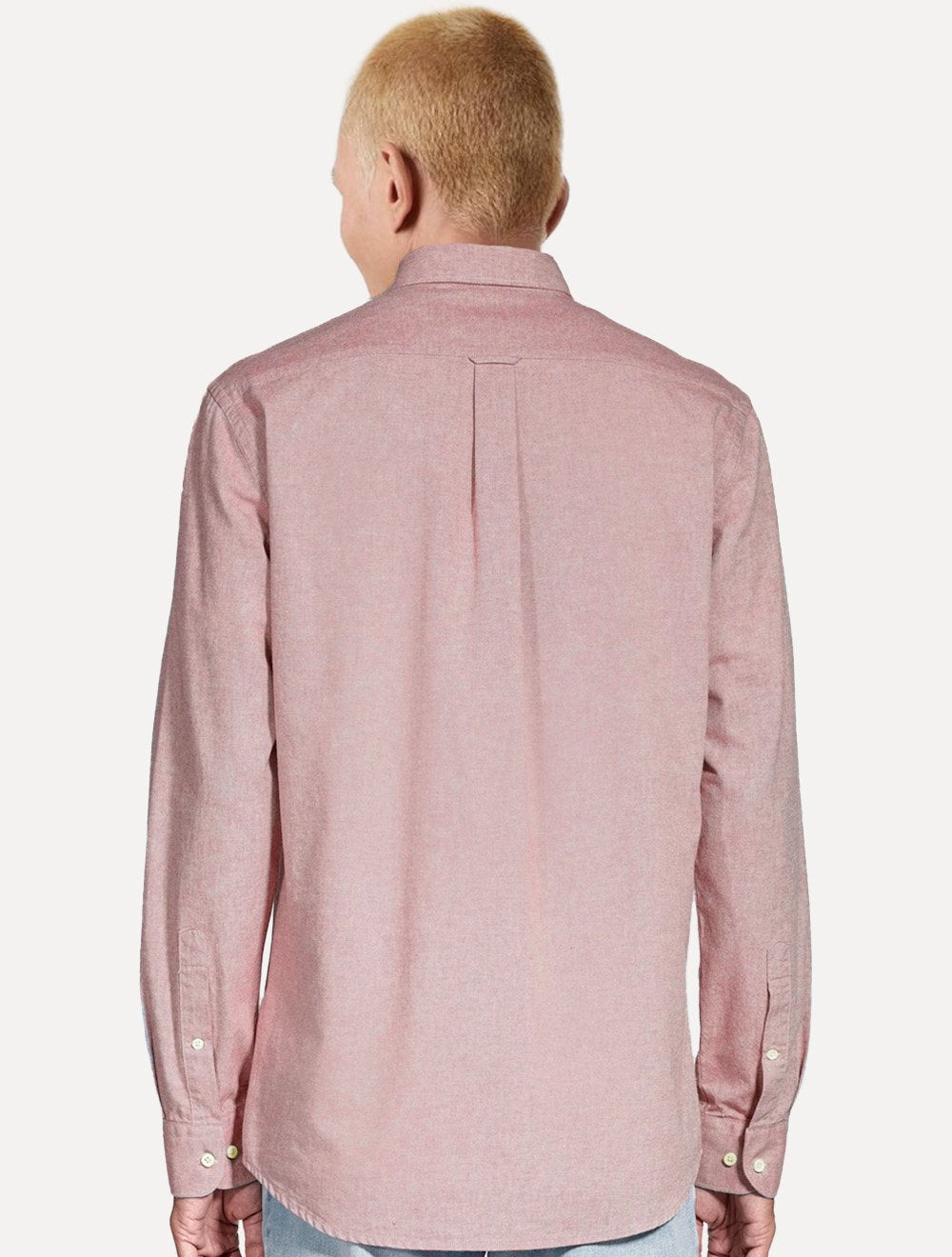 Camisa Aramis Masculina Slim Oxford Planalto Vermelha Mescla