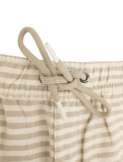 Bermuda Calvin Klein Jeans Sarja Cordão Tag Off-White