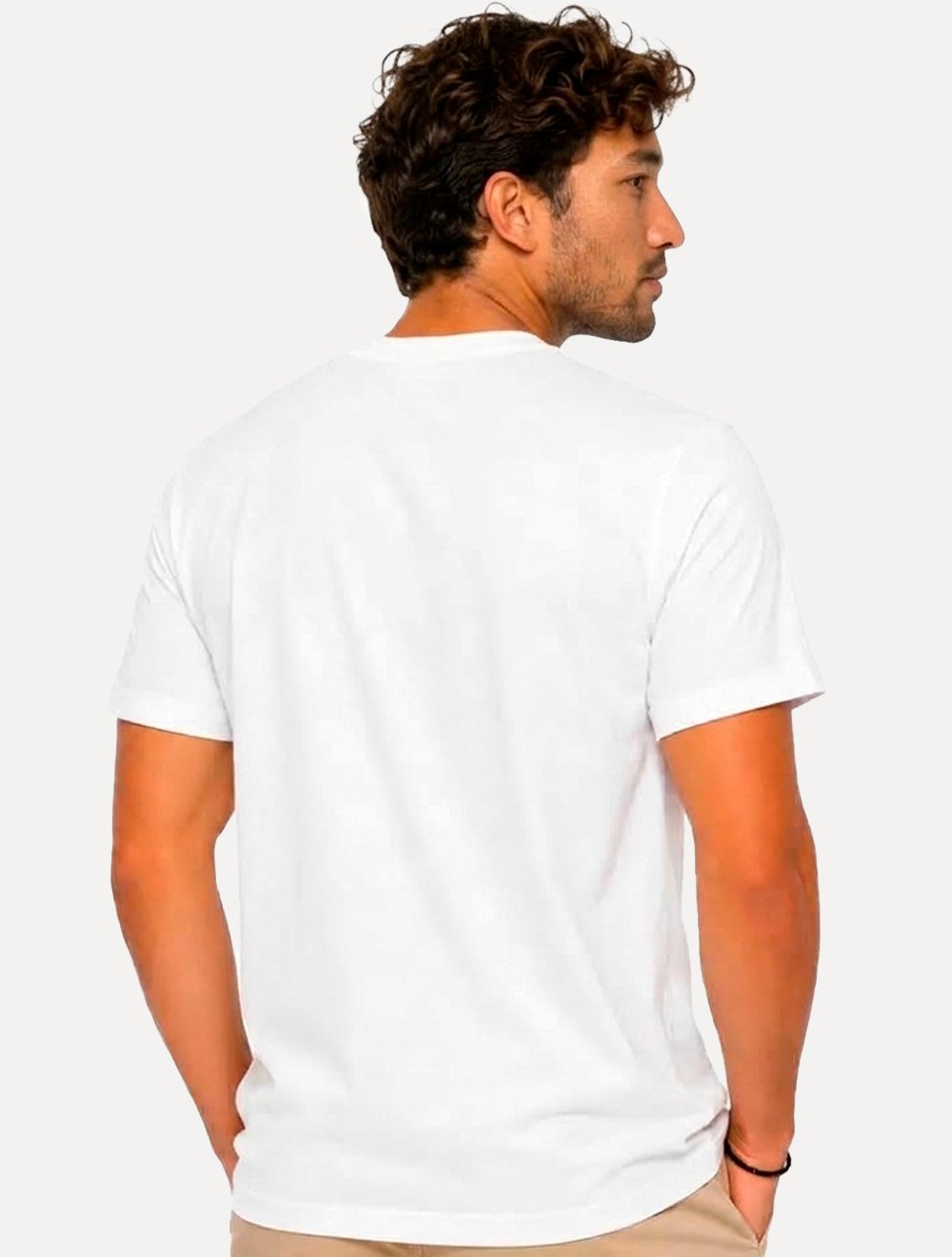 Camiseta Osklen Masculina Slim Vintage Rio UKI 5521 Branca