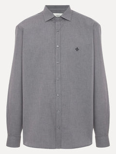 Camisa Dudalina Masculina Comfort Superfine Cotton Milano Azul Marinho