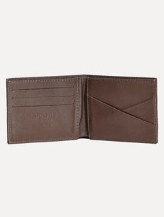 Carteira Aramis Masculina Couro Contact Safe Marrom Café
