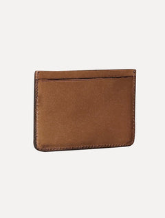Carteira Calvin Klein Jeans Porta Cartão CKJ Basic Havana Couro Marrom