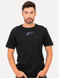 Camiseta Ellus Masculina Cotton Fine Easa Paint Preta
