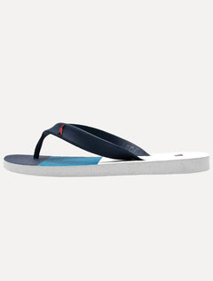 Chinelo Reserva Masculino Trancoso Classic White/Navy Branco