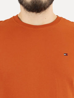 Camiseta Tommy Hilfiger Masculina Essential Cotton Laranja Escuro