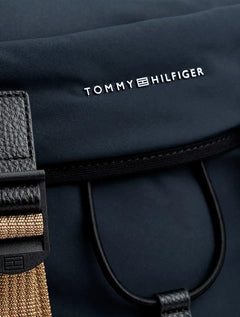 Mochila Tommy Hilfiger Travel Flap Backpack Azul Marinho