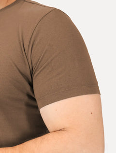 Camiseta Von der Volke Masculina Origineel Velvet Dark Lion Marrom