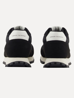 Tênis Armani Exchange Masculino Contrastantes AX Logo Preto