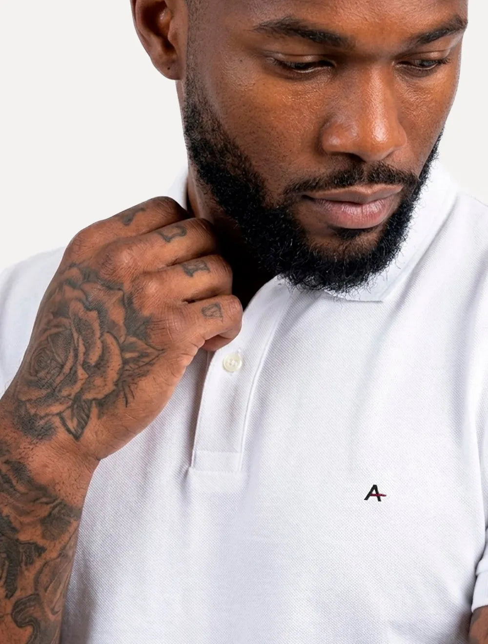 Polo Aramis | Masculina Basic Piquet Branca