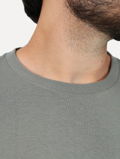Camiseta John John Slim Fit One Cinza Médio