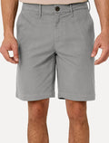 Bermuda Dudalina Masculina Sarja Right Textura Cinza Claro