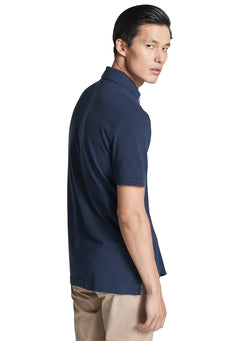 Polo Tommy Hilfiger Masculina Coupe Sur Ivy Azul Marinho