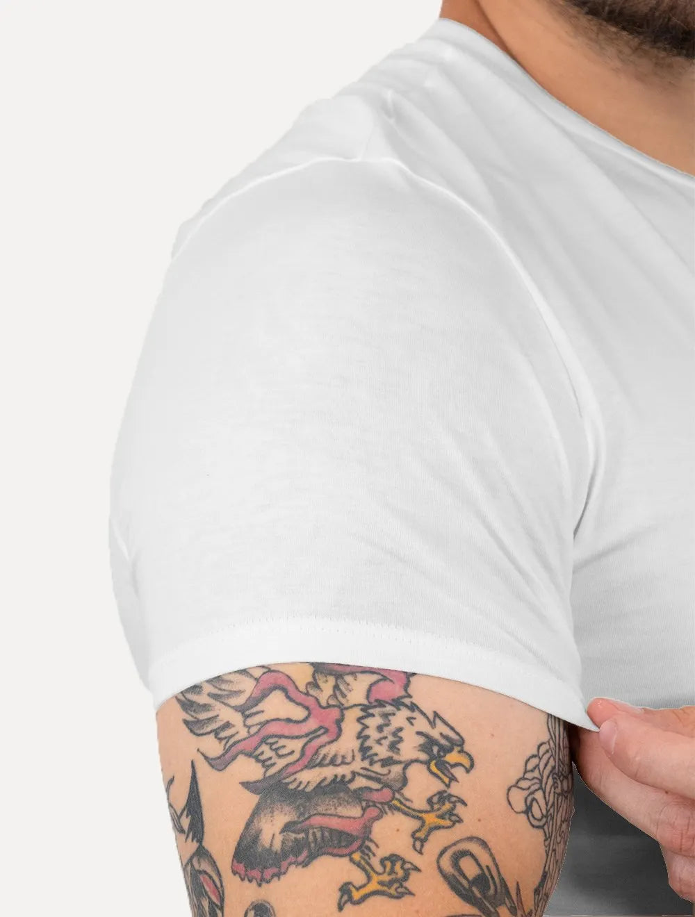 Camiseta Lacoste Masculina Jersey Pima Cotton Branca