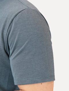 Camiseta Dudalina Masculina Regular Malha Listrada Black Azul Escuro