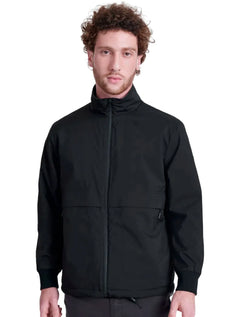 Jaqueta Aramis Masculina Nylon Dupla Face Flat Liquid Repeller Preta