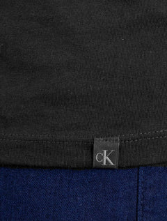Camiseta Calvin Klein Masculina Malhão Com Punhos Preta