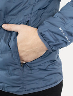 Jaqueta Columbia Masculina Delta Ridge II Down Azul Escuro